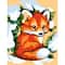 Collection D&#x27;Art Fox Stamped Needlepoint Kit